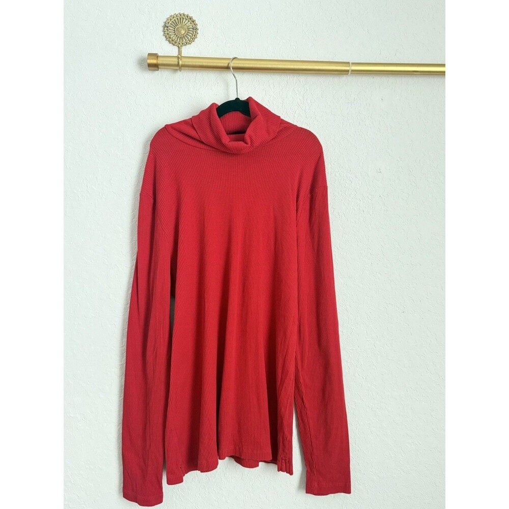 Lauren Ralph Lauren Red Turtleneck Sweater Women’s XL Long Sleeve